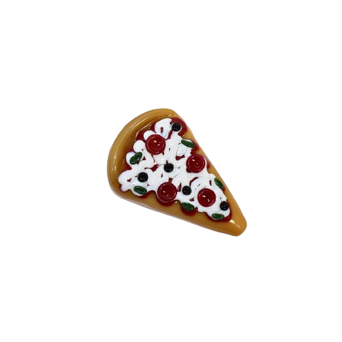 3.7" Hand Pipe - Pizza Design (GHP1429) - MK Distro