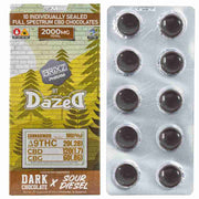 Dazed - Brixz Pharm (D9 THC+CBD) - Gummies & Edibles (2000mg x 5) - MK Distro