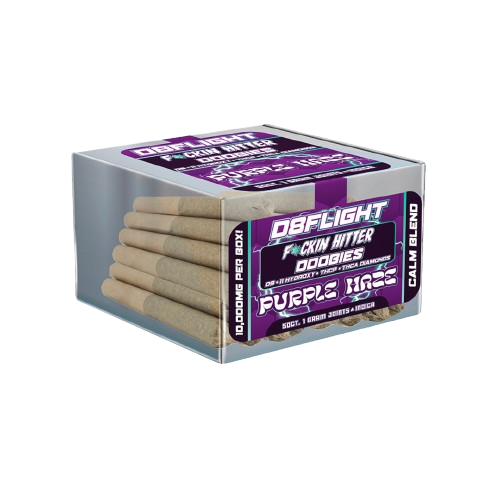 D8Flight - F*ckin Hitter Doobies (D9 + 11 Hydroxy + THCP + THCA Diamonds) - Hemp Pre-Rolls (1g x 50 Pre-Rolls)