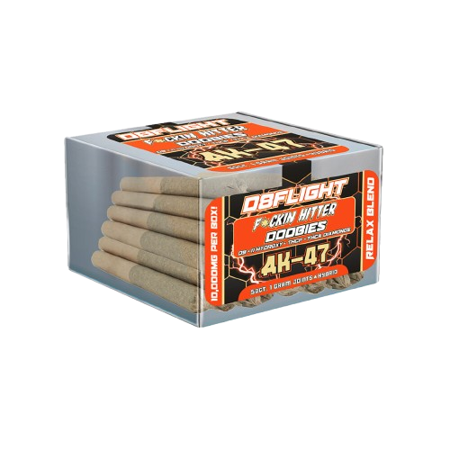 D8Flight - F*ckin Hitter Doobies (D9 + 11 Hydroxy + THCP + THCA Diamonds) - Hemp Pre-Rolls (1g x 50 Pre-Rolls)