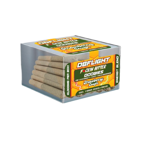D8Flight - F*ckin Hitter Doobies (D9 + 11 Hydroxy + THCP + THCA Diamonds) - Hemp Pre-Rolls (1g x 50 Pre-Rolls)
