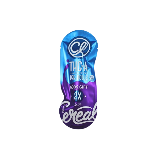 Cereal Labs - THC-A Diamond Infused Delta Prerolls - (1.25g x 2 Prerolls) - MK Distro