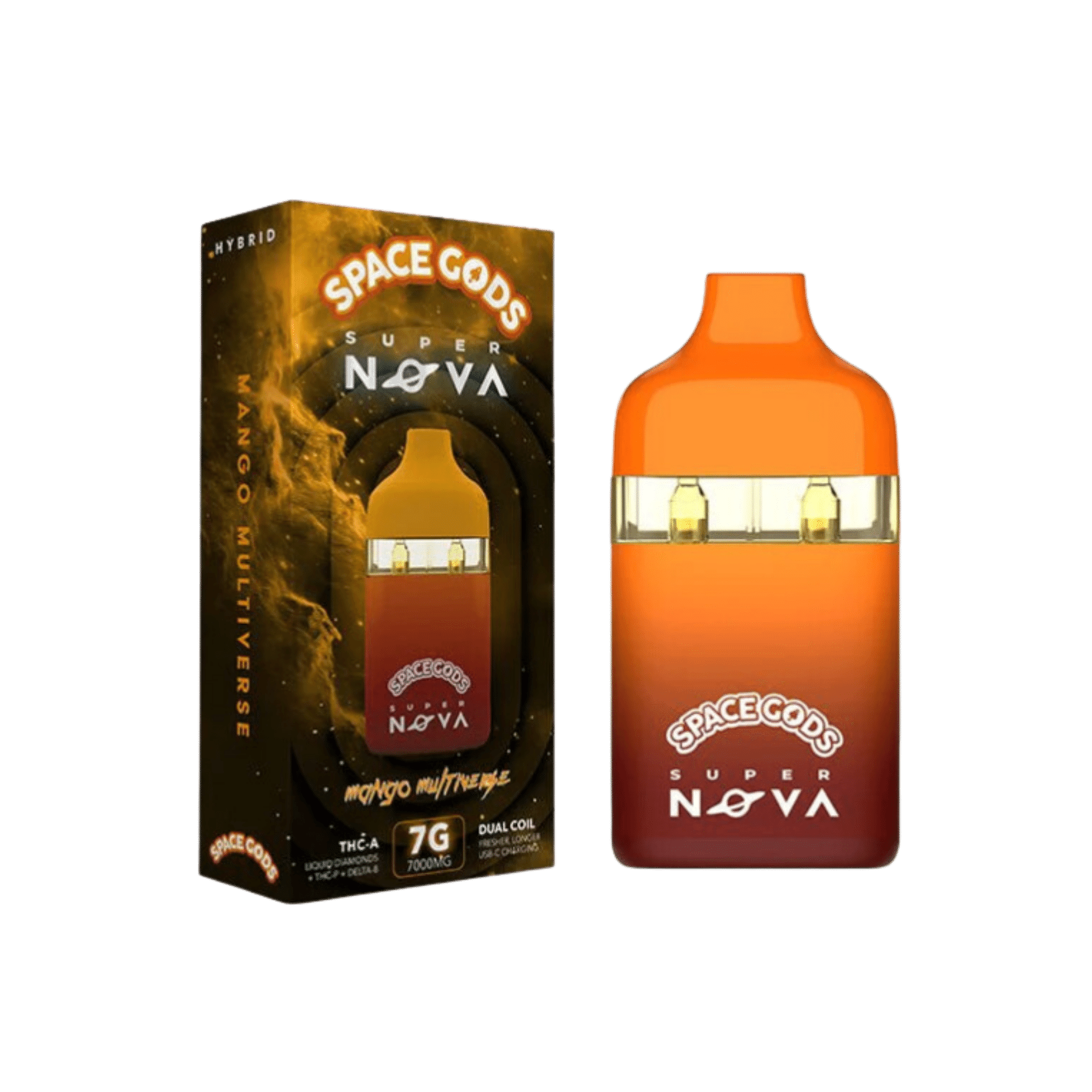 Space Gods - Super Nova (THCA + Liquid Diamonds + THCP + D8) - Delta Disposables (7g) - MK Distro