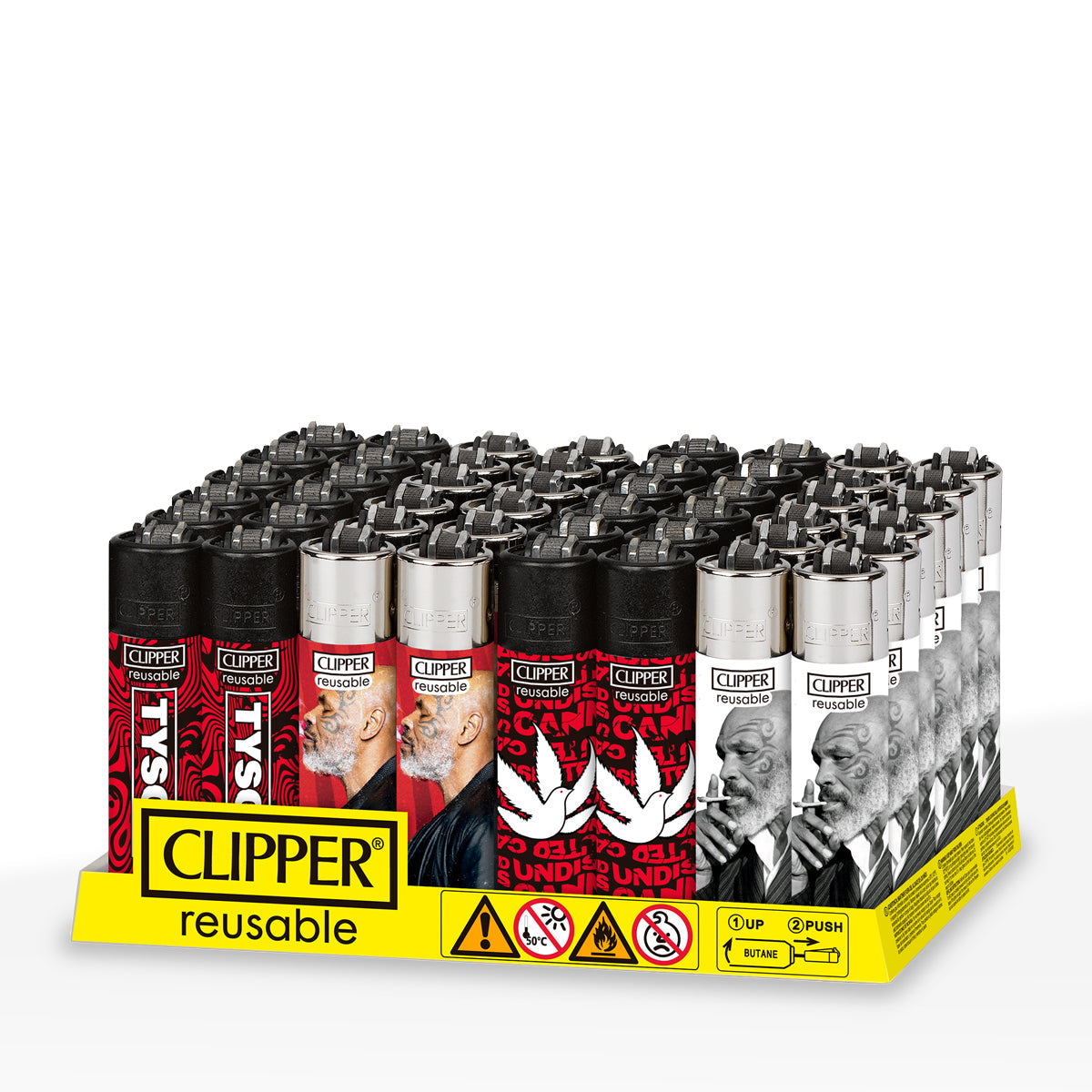 Tyson - Tyson Real Mix A CP13 Clippers Lighters (48ct) - MK Distro