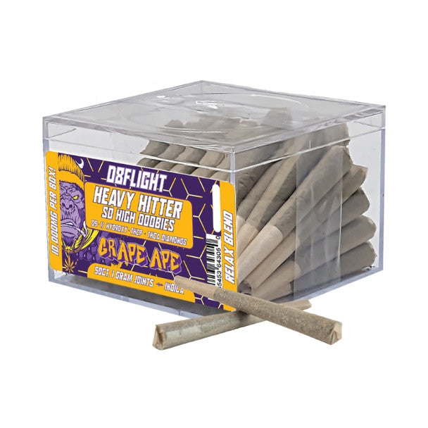 D8Flight - Heavy Hitter Doobies (D9 + 11 Hydroxy + THCP + THCA Diamonds) - Hemp Pre-Rolls (1g x 50) - MK Distro