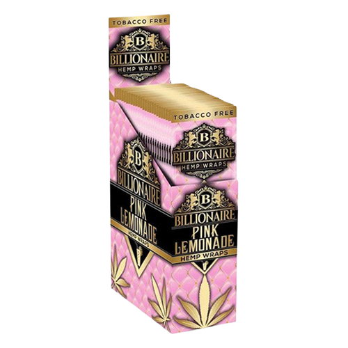 Billionaire Tobacco Free Hemp Wraps (25 x 2 Wraps) - MK Distro