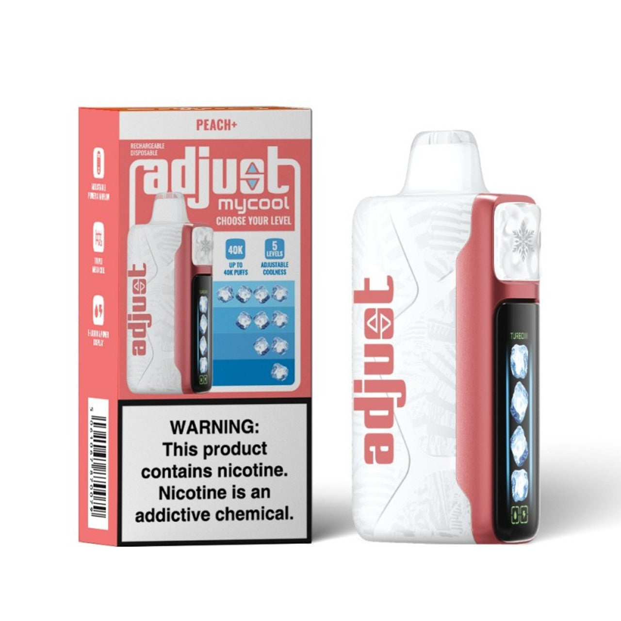 Adjust Mycool - Disposable Vape (5% - 40000 Puffs) - Box of 5 - MK Distro