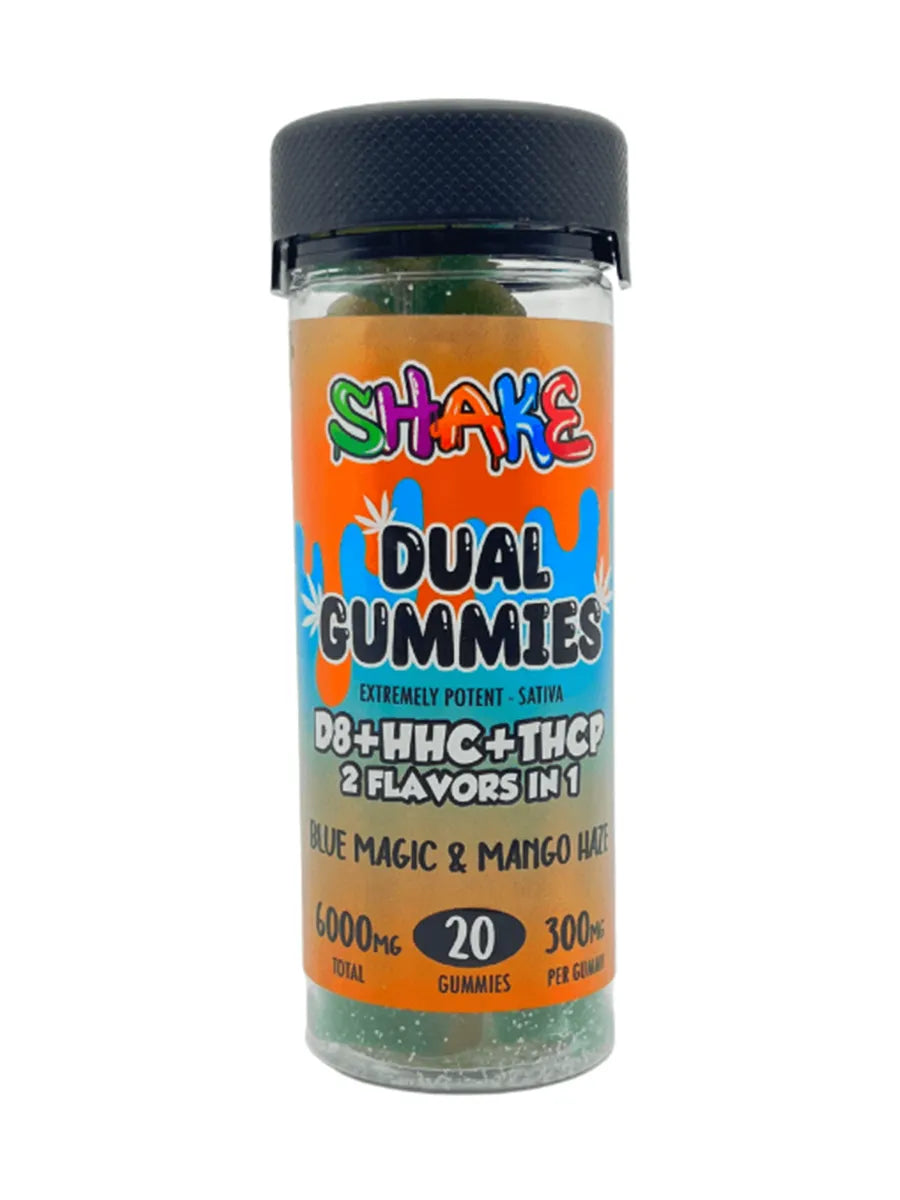 Shake - THC-A Edibles Dual Gummies (D8+HHC+THCP) - Delta Gummies (6000mg) - MK Distro