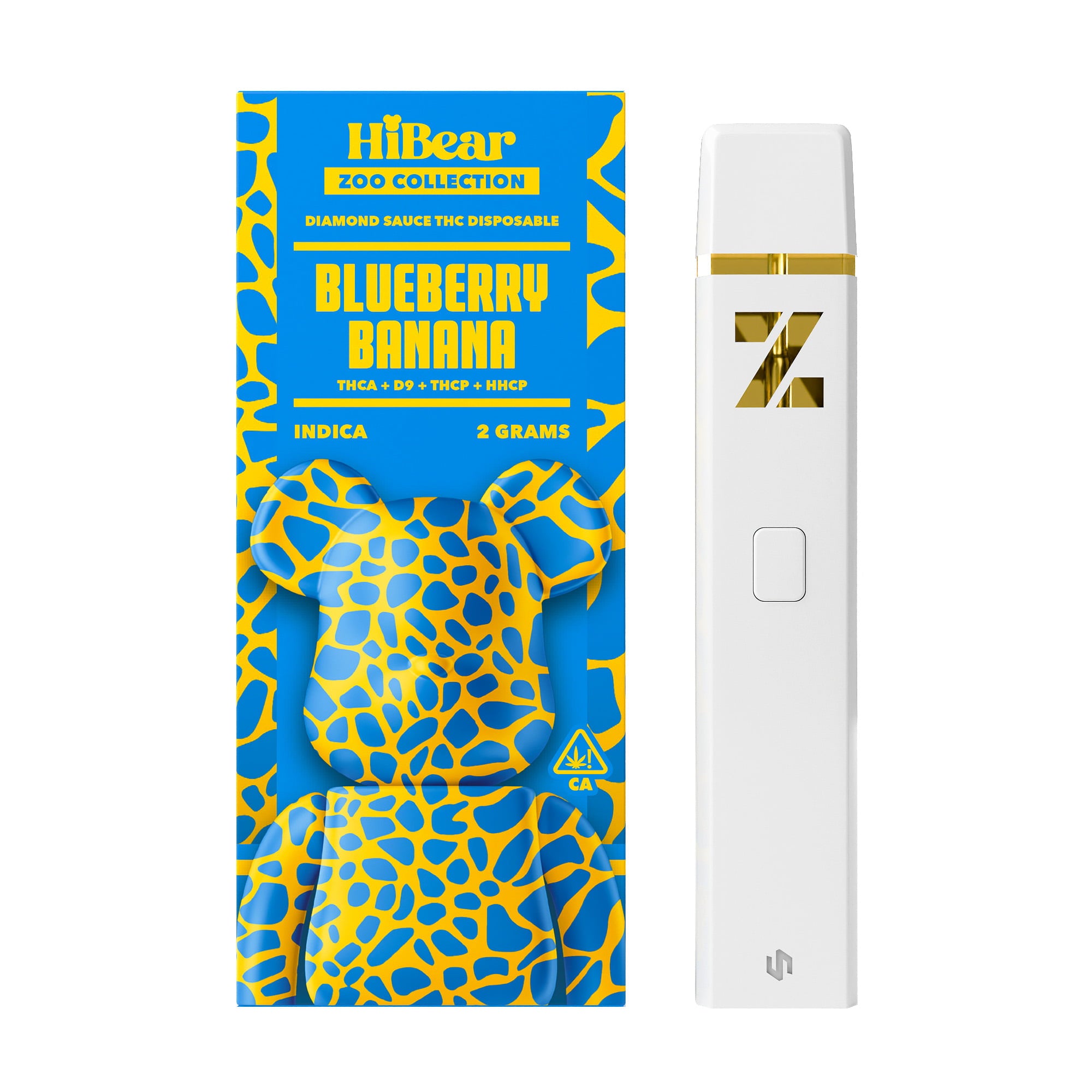Hi Bear Zoo Collection - Diamond Sauce THC (THCA + D9 + THCP + HHCP) Disposables (2g) - MK Distro