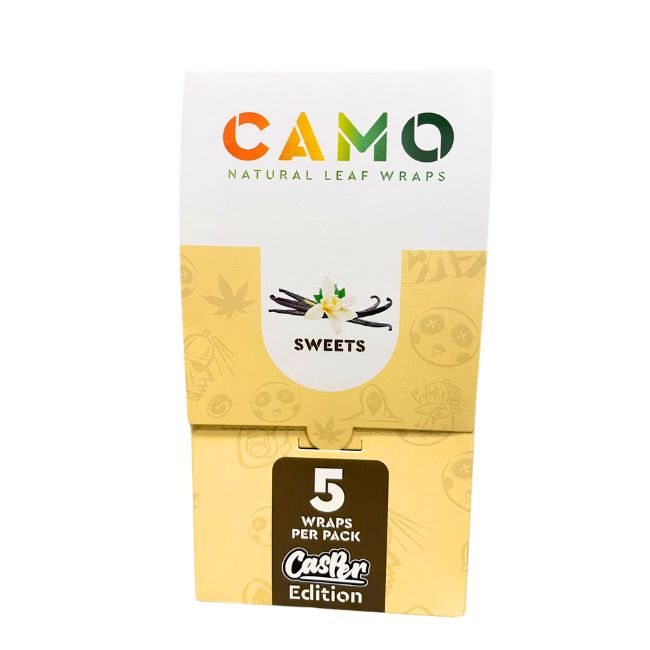 Camo Hemp Wraps - (25 x 5 Wraps) - MK Distro