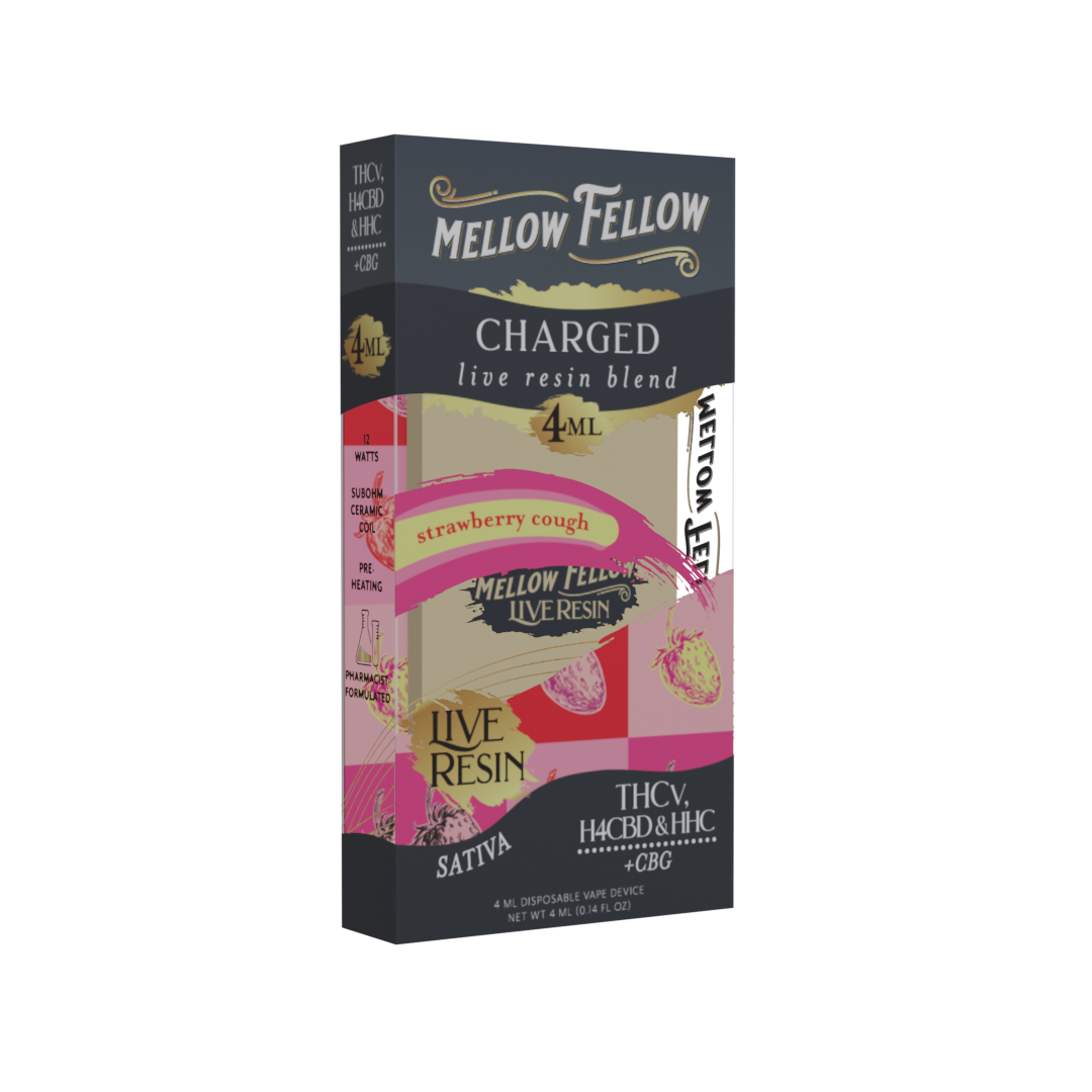 Mellow Fellow Live Resin - Hemp Disposables (4mL x 6) - MK Distro