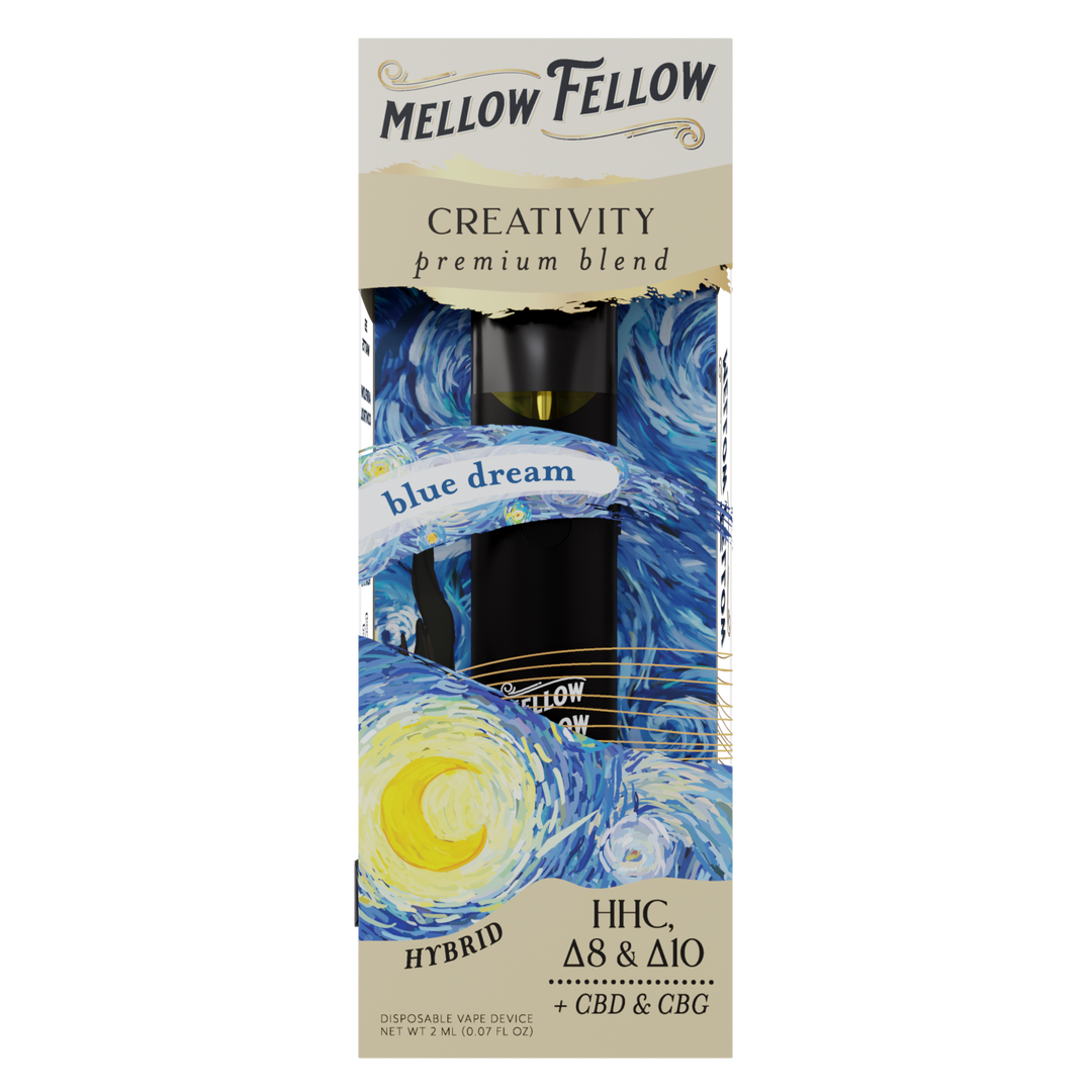 Mellow Fellow - Hemp Disposables (2mL x 6) - MK Distro
