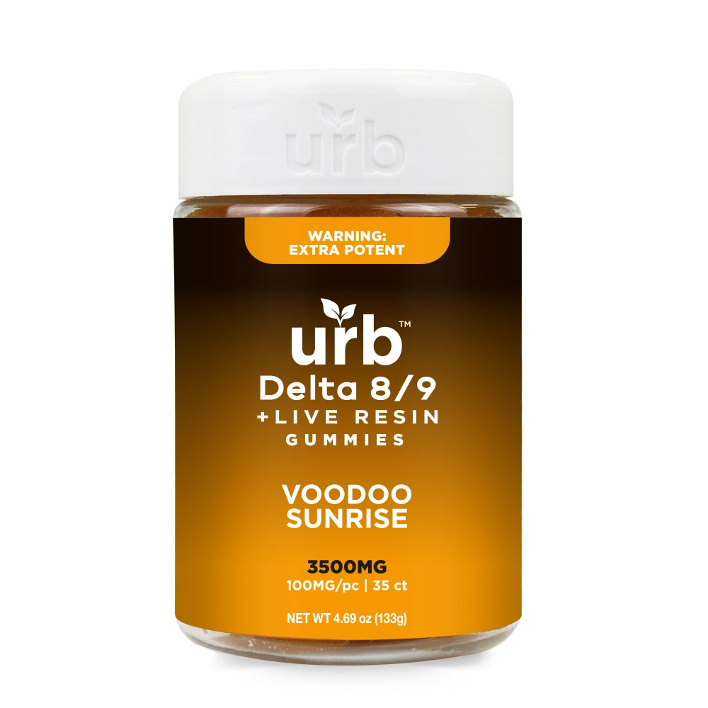 urb - Extra Potent (Delta 8/9 + Live Resin) - Delta Gummies (100mg x 35 Gummies) - MK Distro
