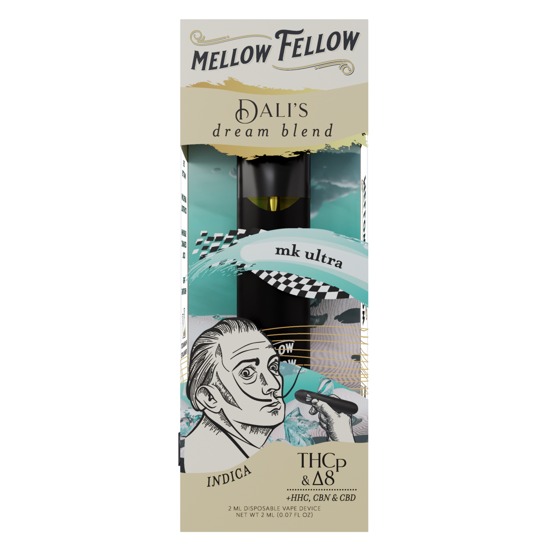 Mellow Fellow - Hemp Disposables (2mL x 6) - MK Distro