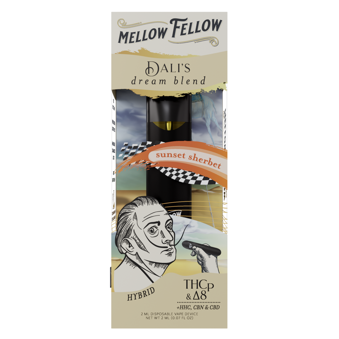 Mellow Fellow - Hemp Disposables (2mL x 6) - MK Distro