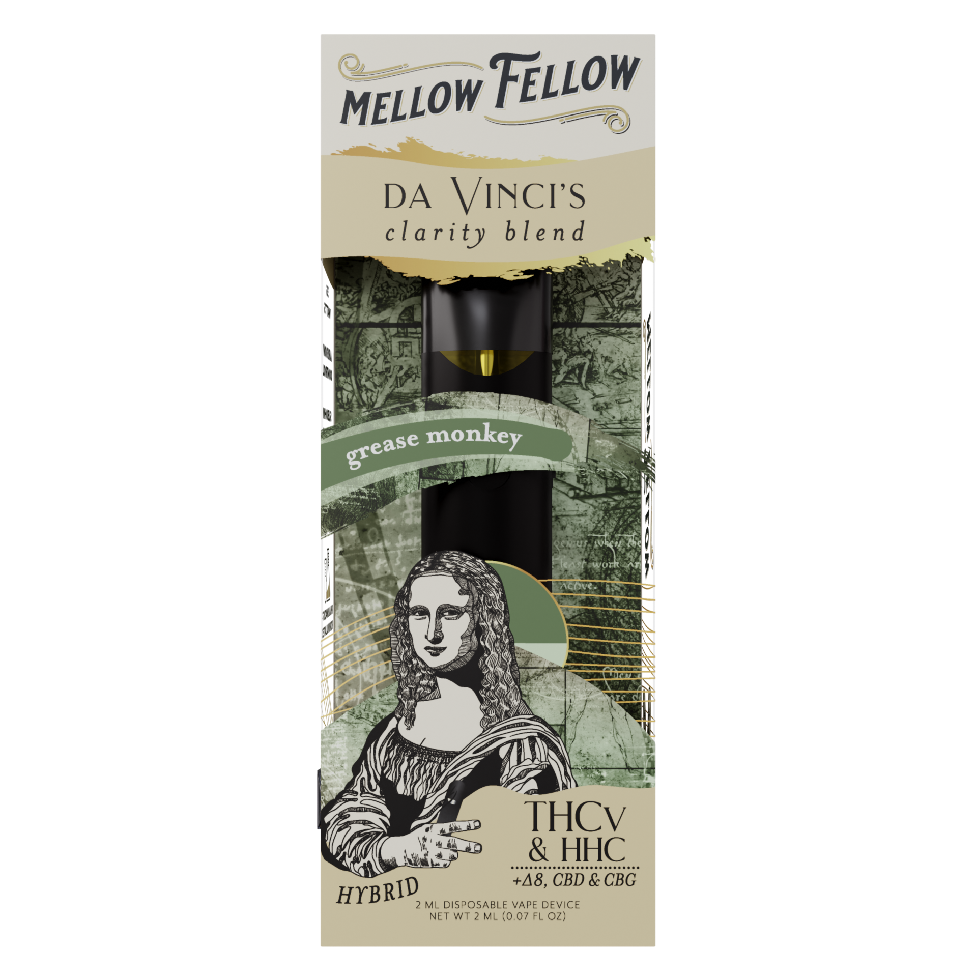 Mellow Fellow - Hemp Disposables (2mL x 6) - MK Distro