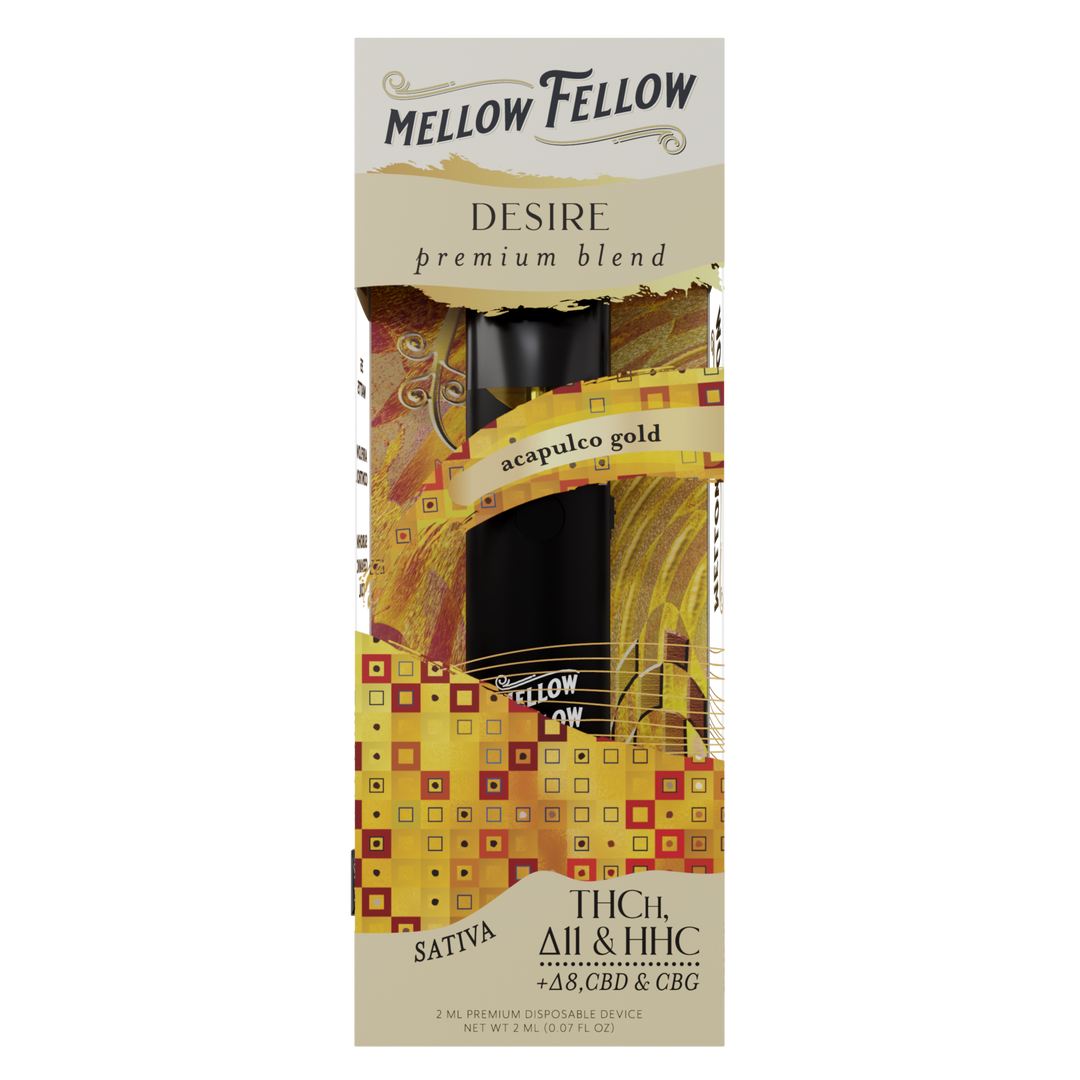 Mellow Fellow - Hemp Disposables (2mL x 6) - MK Distro