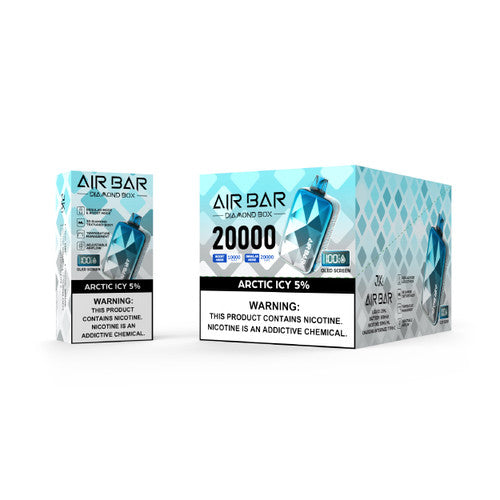 Air Bar - Diamond Disposable Vape (5% - 20,000 Puffs) - Box of 10 - MK Distro