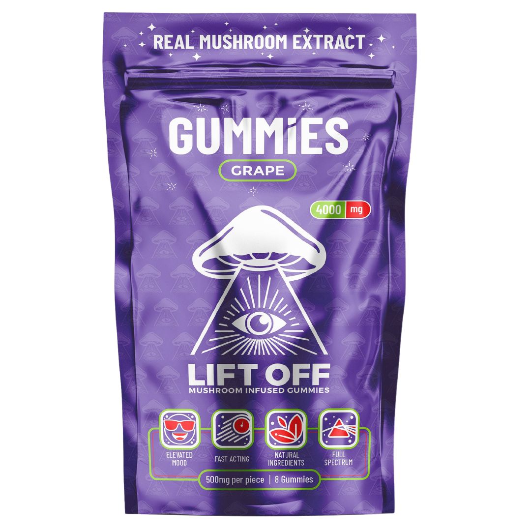 Lift Off - Real Mushroom Extract Gummies (4000mg) - MK Distro