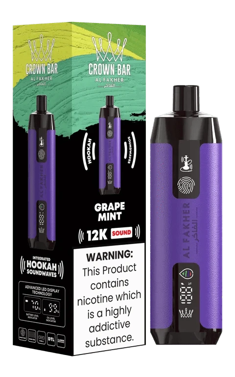 Al Fakher Crown Bar - Disposable Vape (5% - 12000 Puffs) - Box of 10