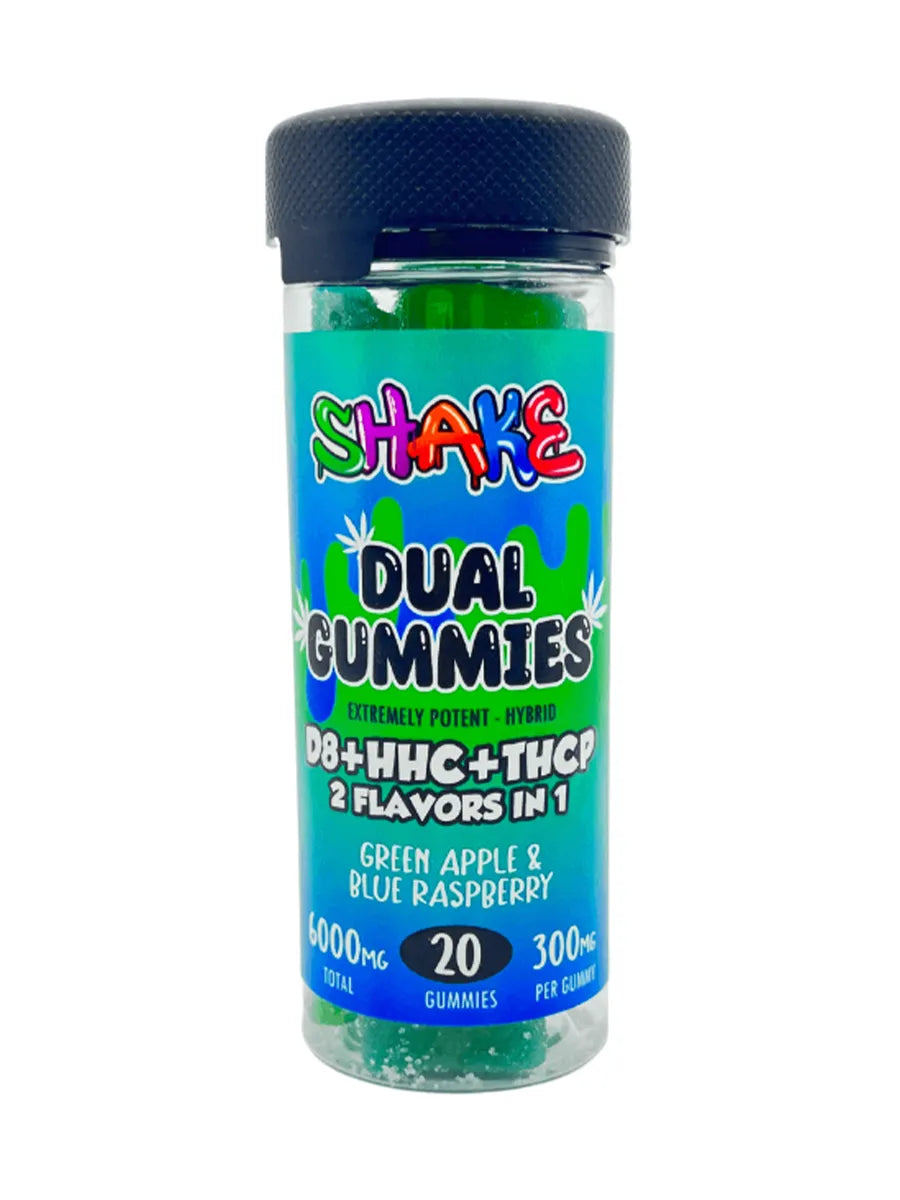 Shake - THC-A Edibles Dual Gummies (D8+HHC+THCP) - Delta Gummies (6000mg) - MK Distro