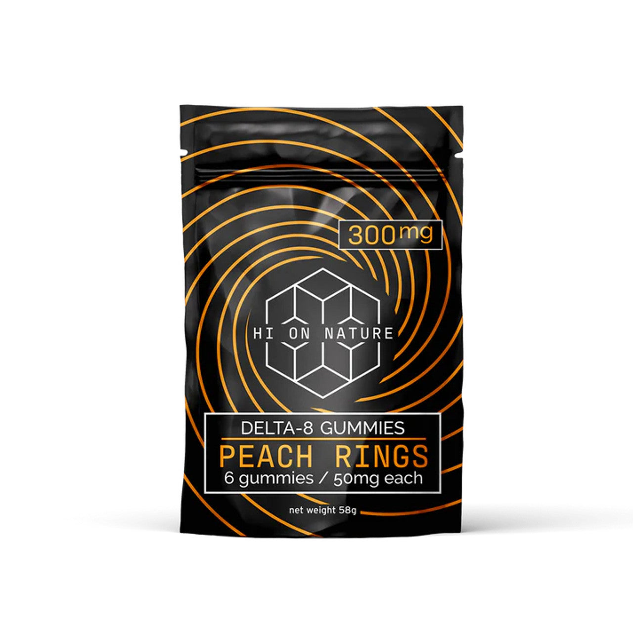 Hi On Nature - D8 - Delta Gummies (50mg x 6 Gummies) - MK Distro