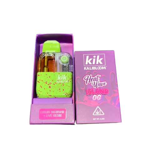 Kik Kalibloom - Heat Wave Blend Liquid Diamond + Live Resin - Hemp Disposables (4.2g)