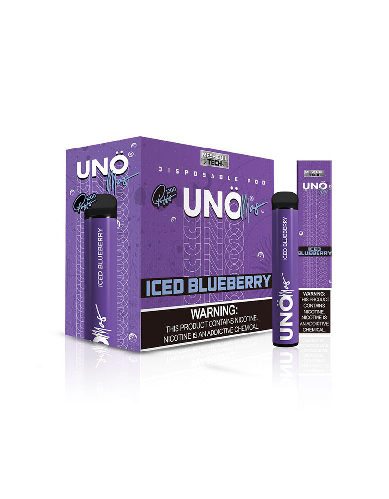 Uno Mas - Disposable Vape (5% - 1200 Puffs) - Box of 10 - MK Distro