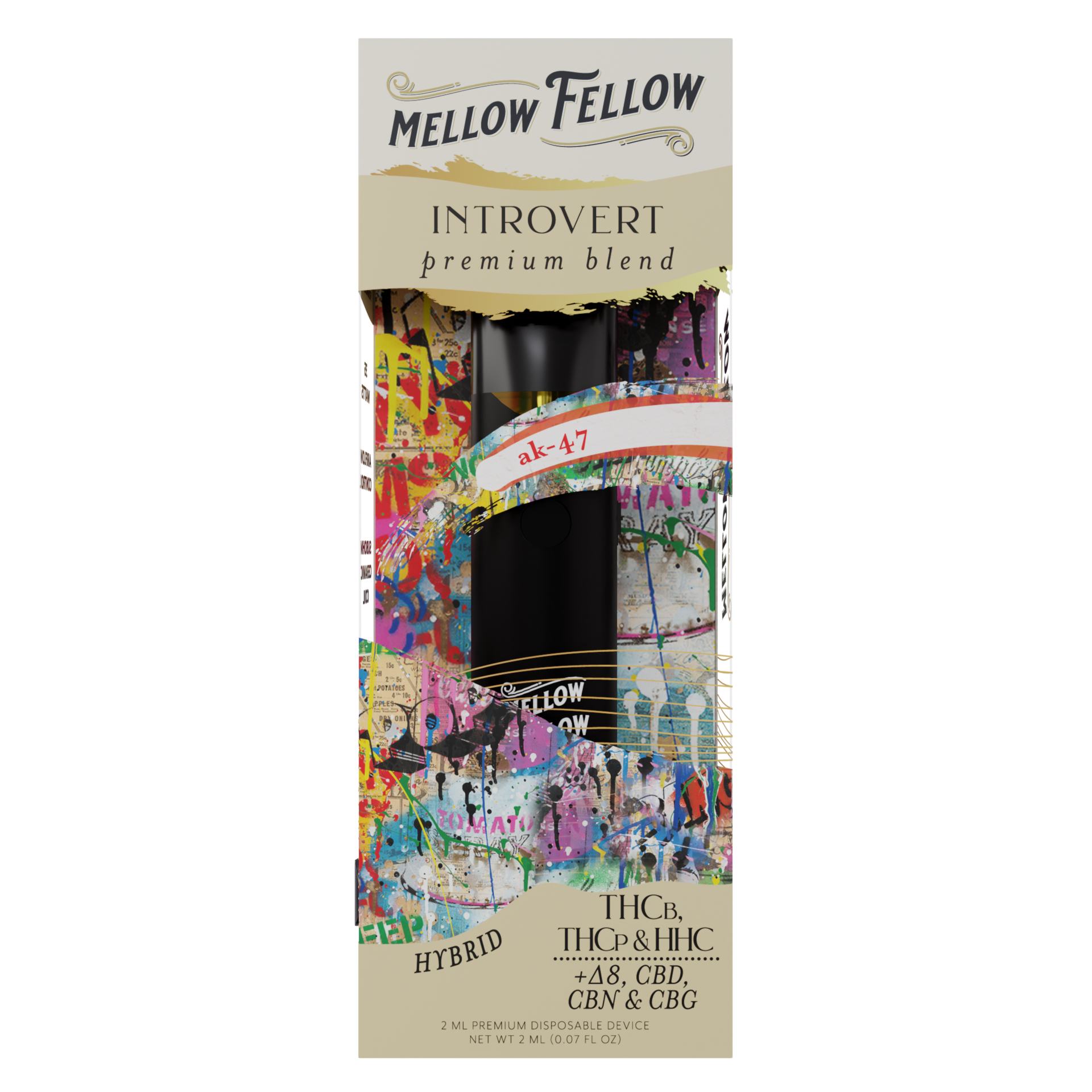 Mellow Fellow - Hemp Disposables (2mL x 6) - MK Distro