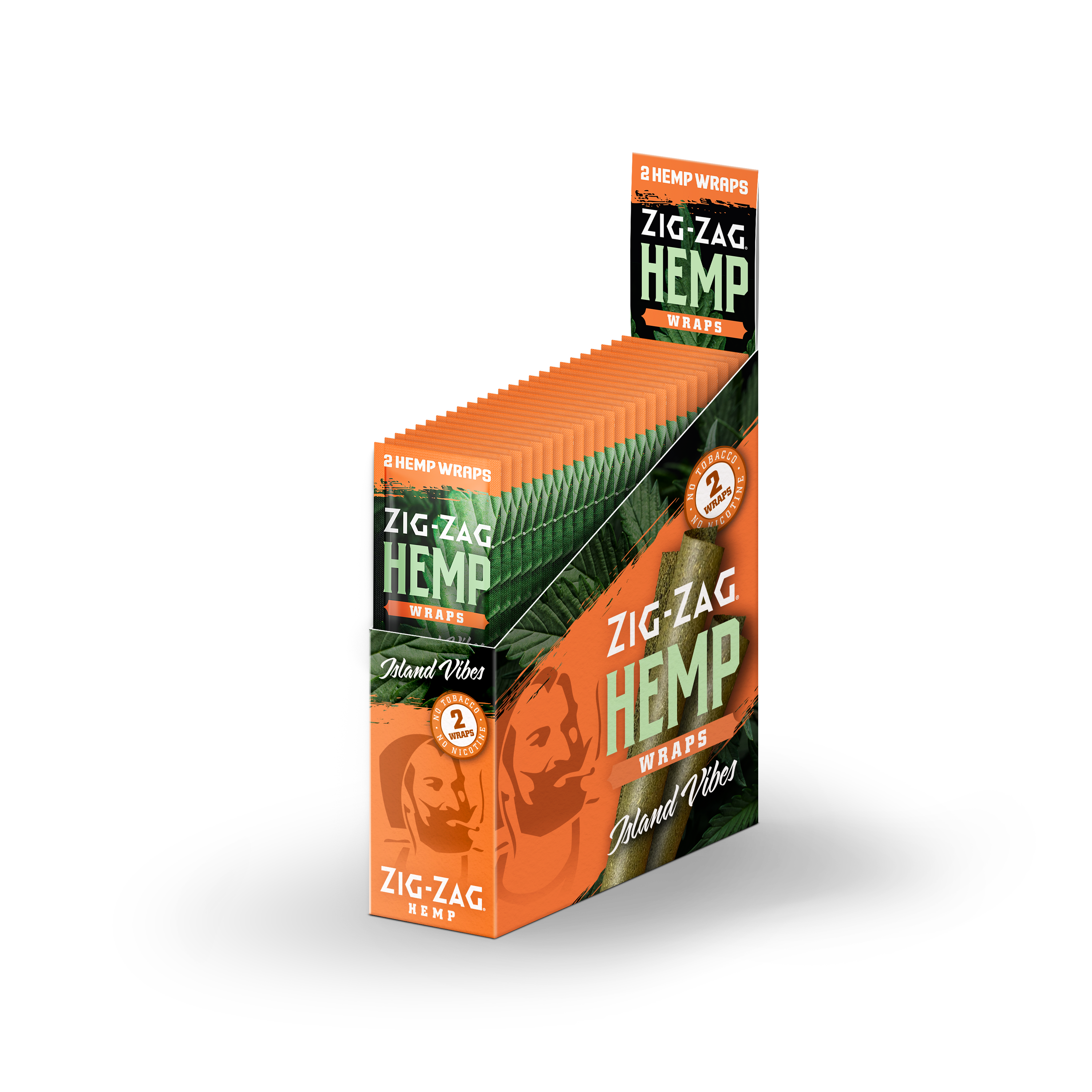 Zig Zag - Hemp Wraps - Wraps (25 x 2 Wraps) - MK Distro