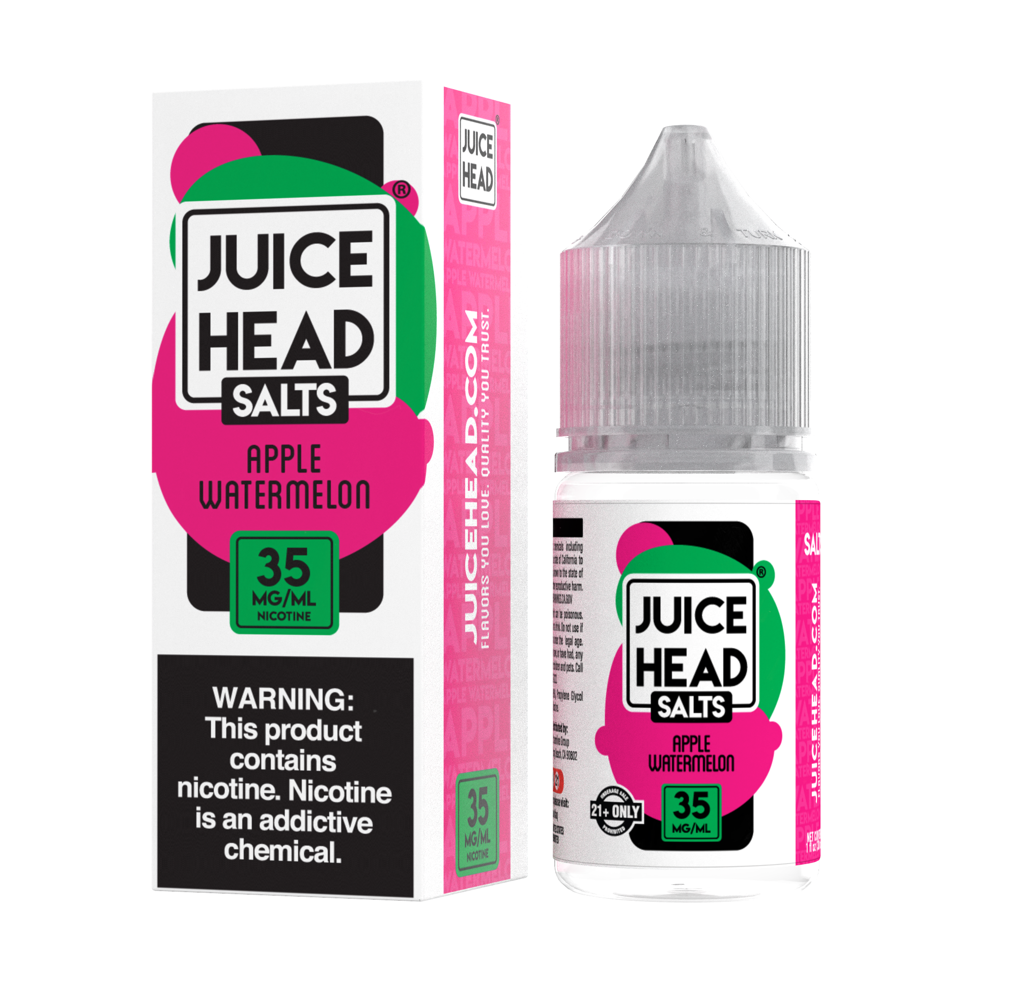 Juice Head Salts - Salt Nic Premium E-Liquid (30mL) - MK Distro