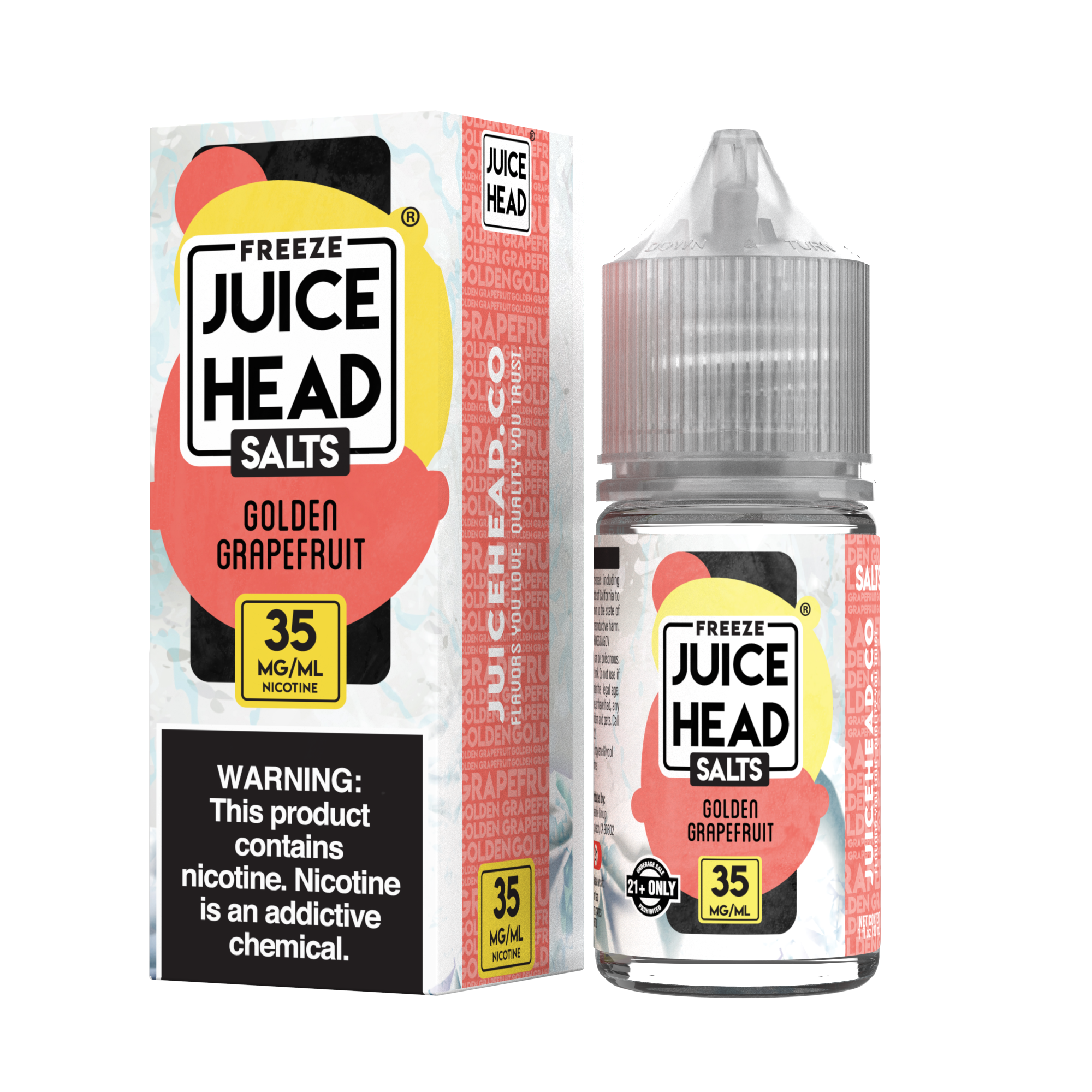 Juice Head Salts - Salt Nic Premium E-Liquid (30mL) - MK Distro