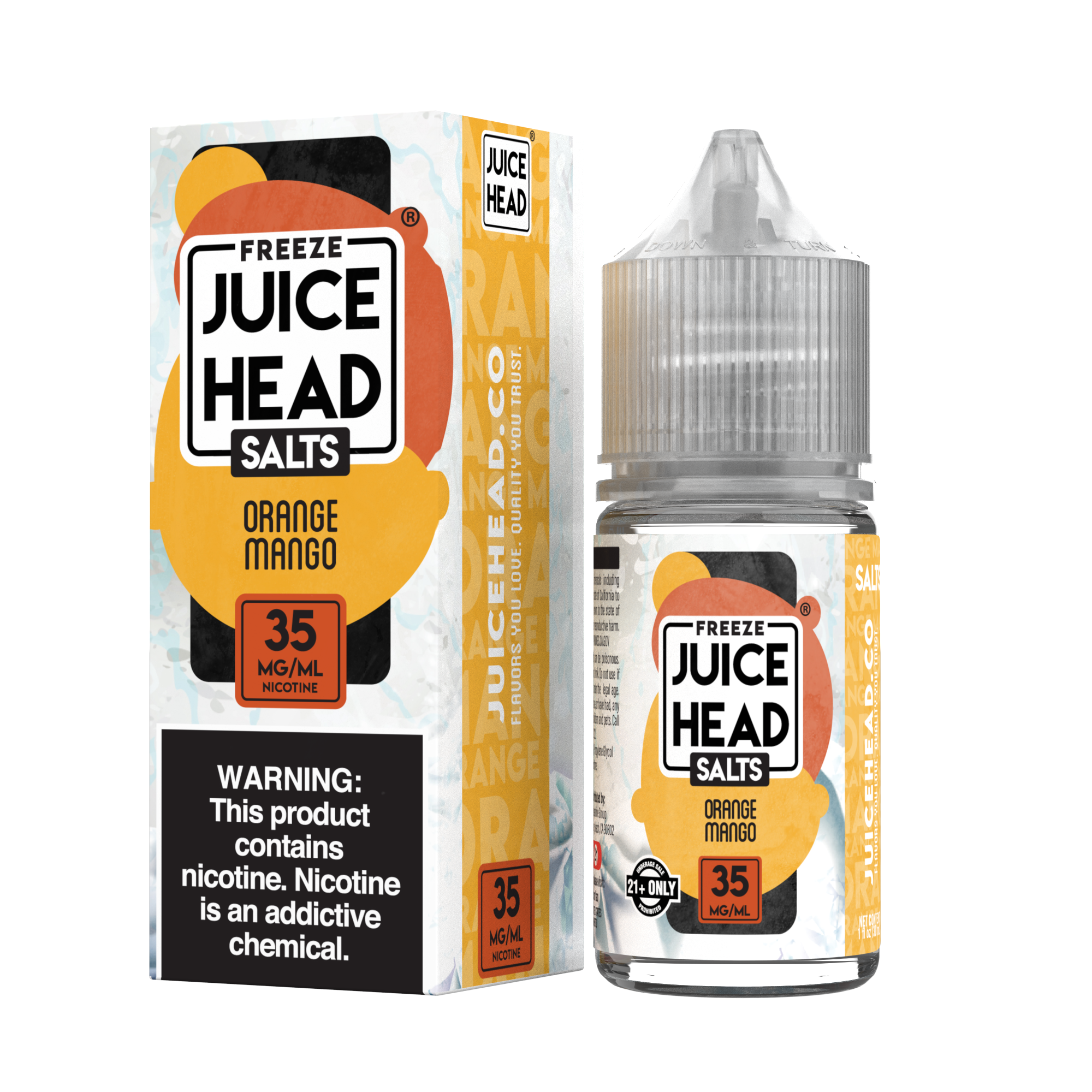 Juice Head Salts - Salt Nic Premium E-Liquid (30mL) - MK Distro