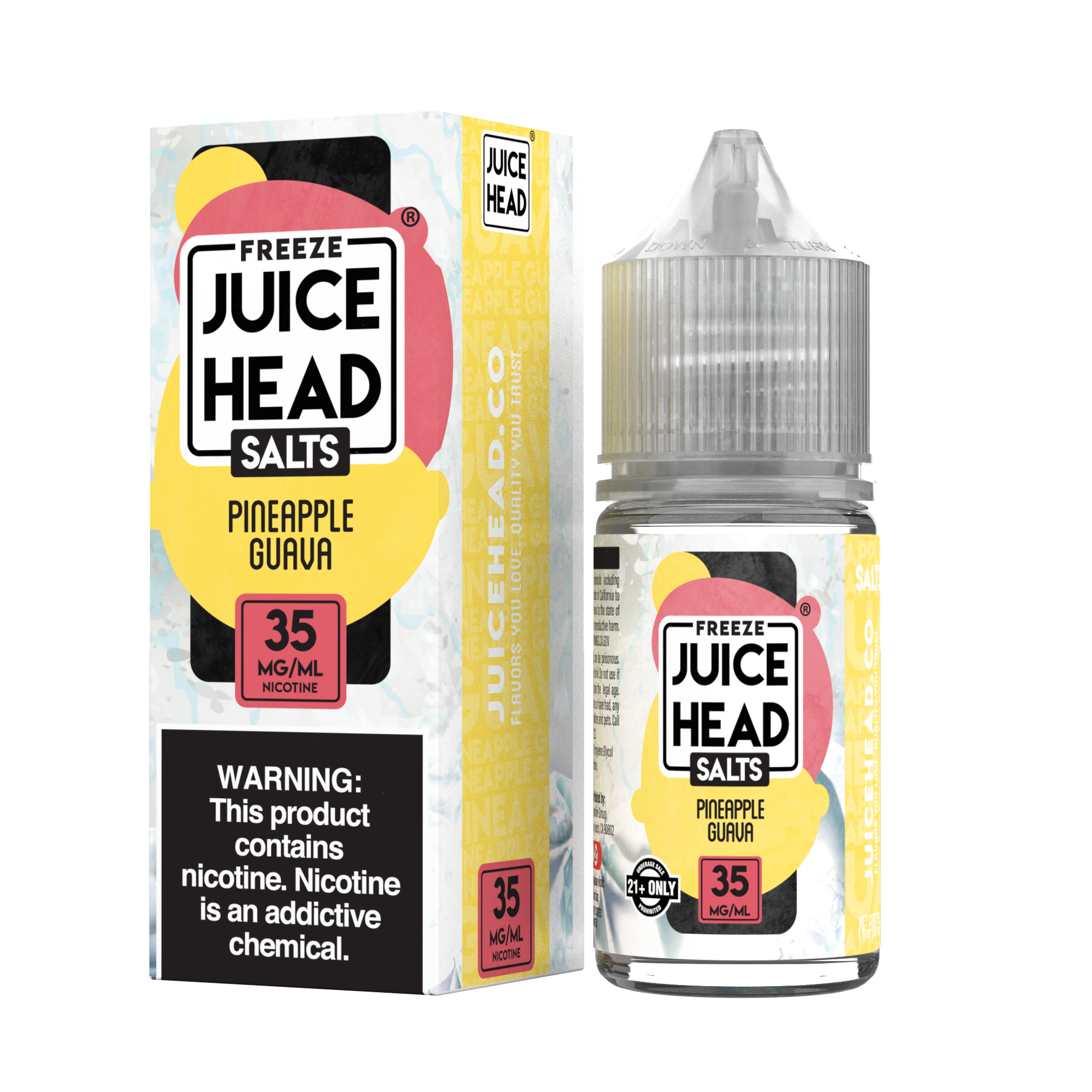 Juice Head Salts - Salt Nic Premium E-Liquid (30mL) - MK Distro
