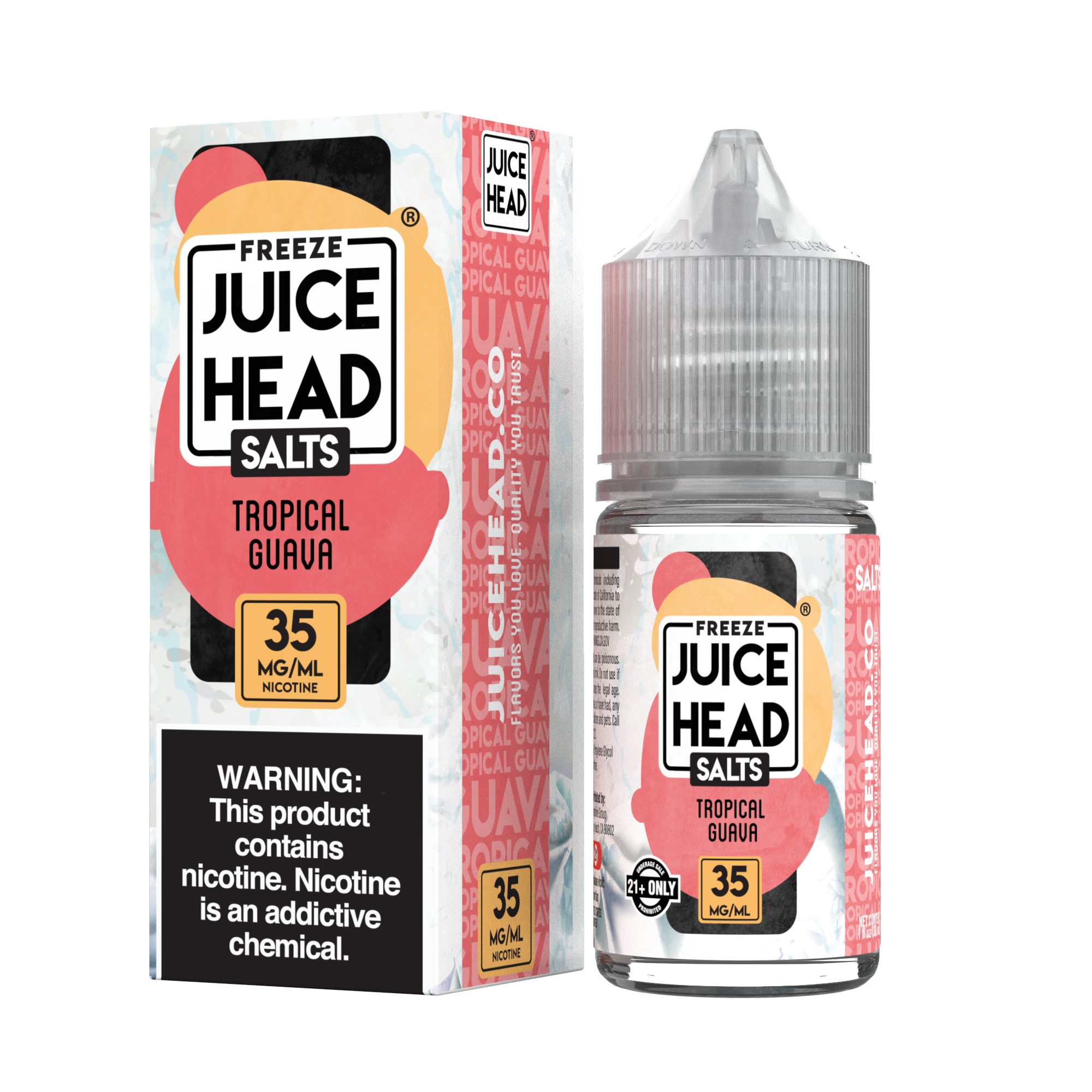 Juice Head Salts - Salt Nic Premium E-Liquid (30mL) - MK Distro