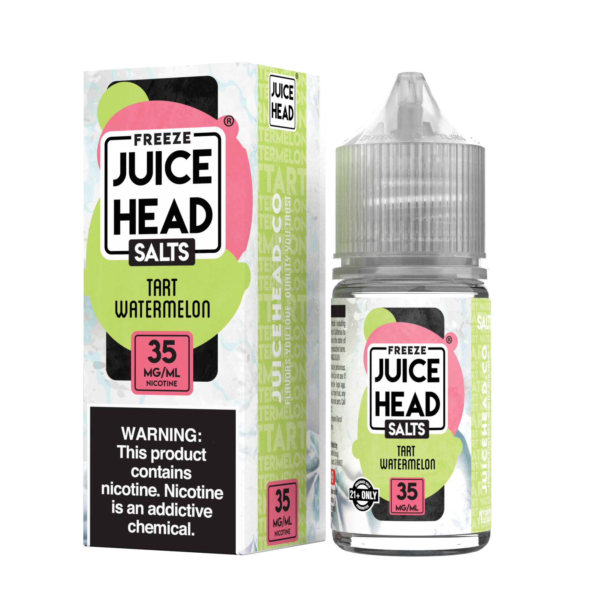 Juice Head Salts - Salt Nic Premium E-Liquid (30mL) - MK Distro