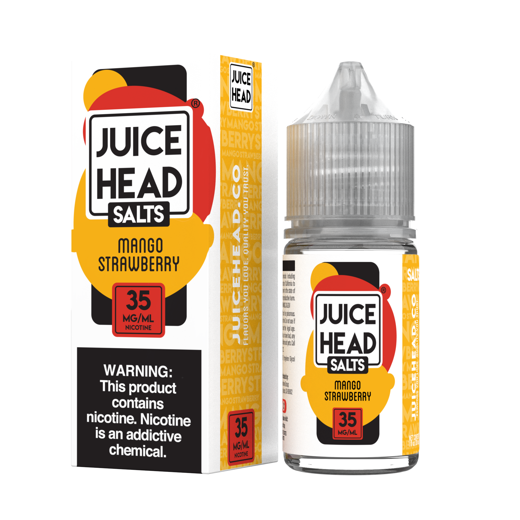 Juice Head Salts - Salt Nic Premium E-Liquid (30mL) - MK Distro