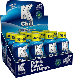K-Chill - Kratom Shots - (2Oz x 12)