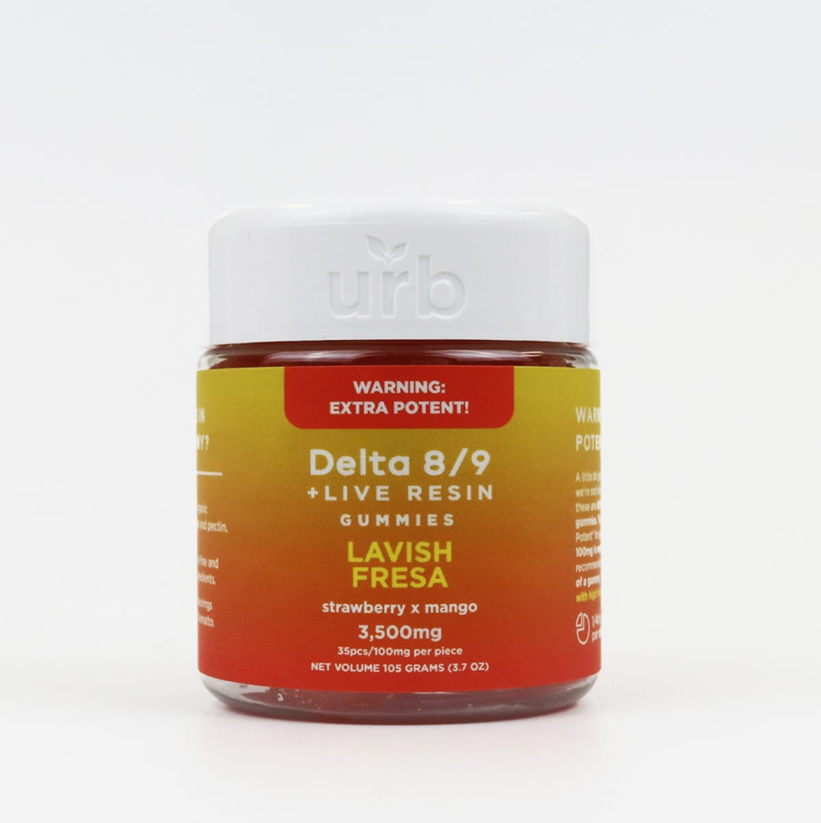 urb - Extra Potent (Delta 8/9 + Live Resin) - Gummies & Edibles (3500mg) - MK Distro