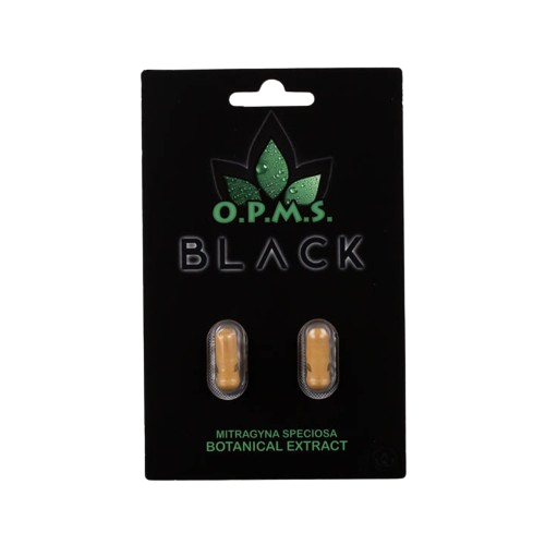 OPMS Black Capsules - Kratom Capsules