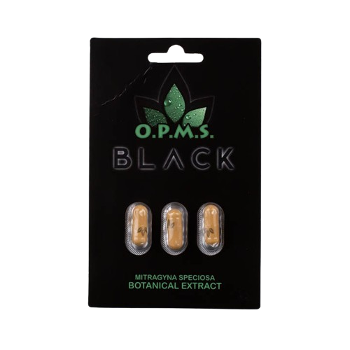 OPMS Black Capsules - Kratom Capsules