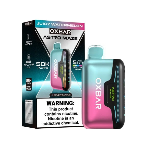 Oxbar Astro Maze 50K - Disposable Vapes (5% - 50,000 Puffs) - Box of 5 - MK Distro