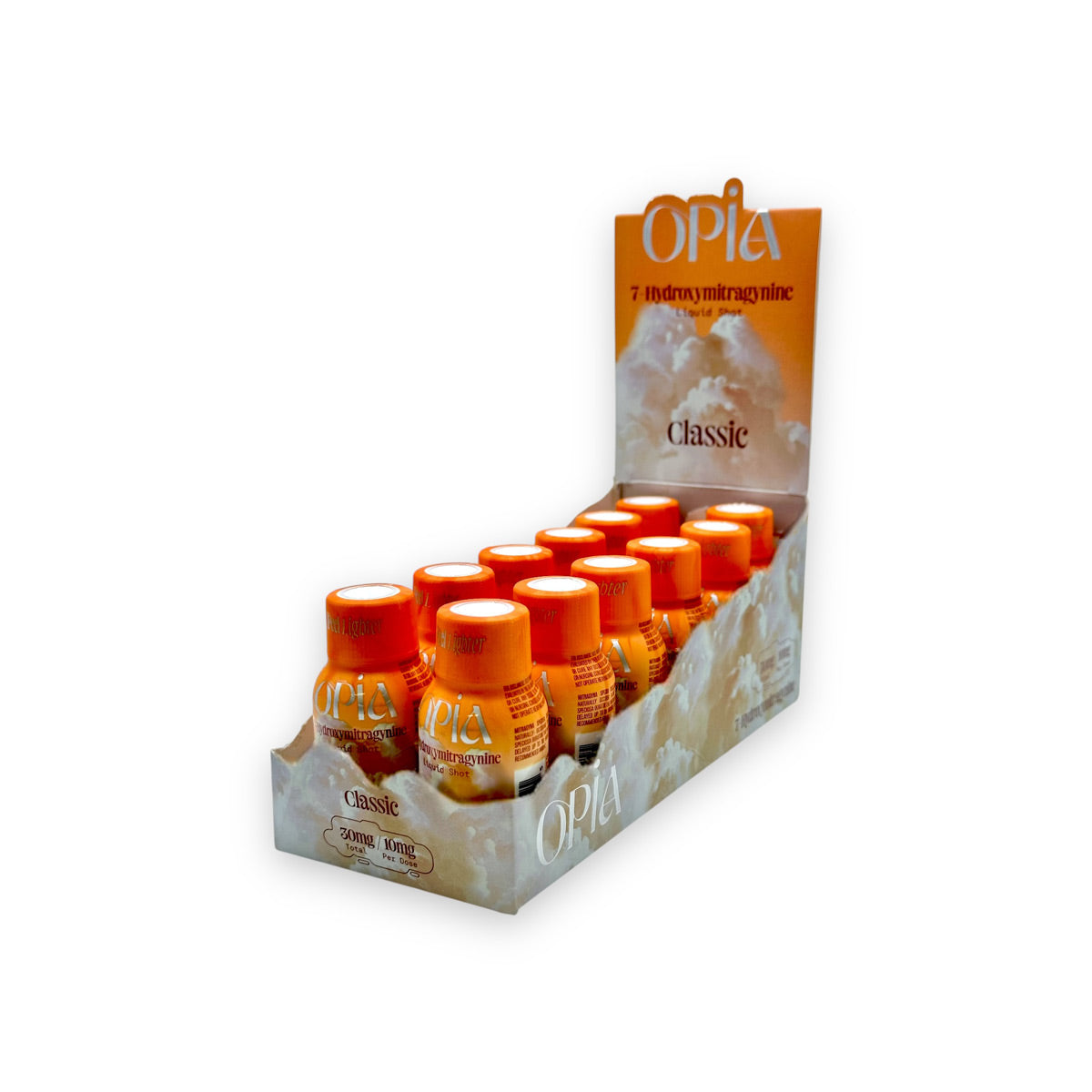 OPIA - 7 Hydroxymitragynine - Kratom Extract Shot 360mg - (12 x 30ml) - MK Distro