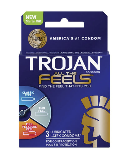 Trojan Condom - All The Feels - (6 Pack x 3) - MK Distro