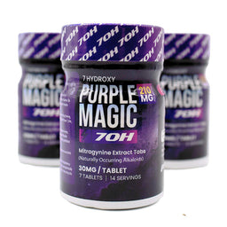 Purple Magic 7OH -Mitragynine Extract Tablets - (30mg x 7pk)