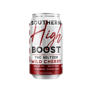 Southern High - THC Seltzer (5mg D9 THC + 10mg CBD) 12oz - (Box of 4) - MK Distro