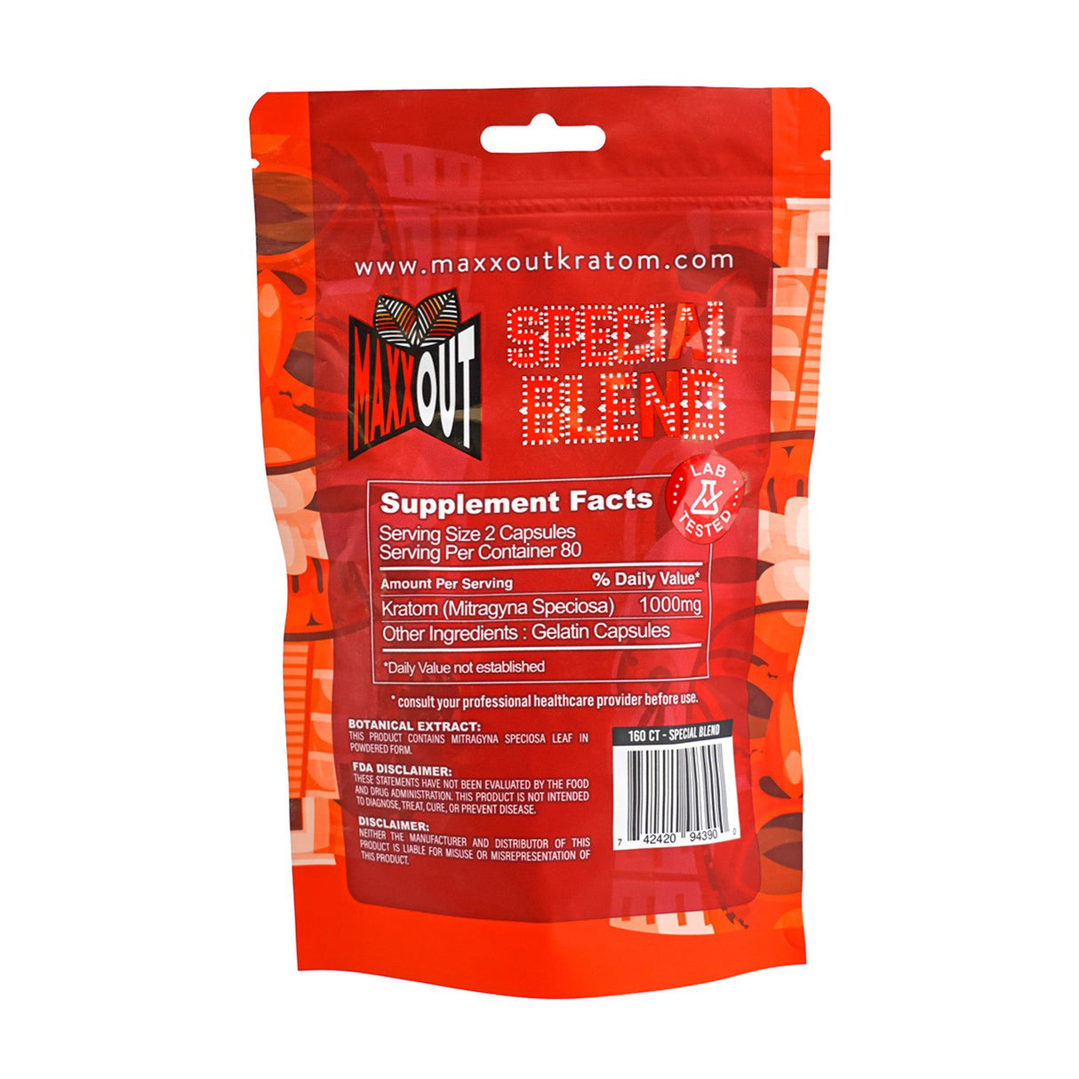 Maxx Out - Kratom Capsules - MK Distro