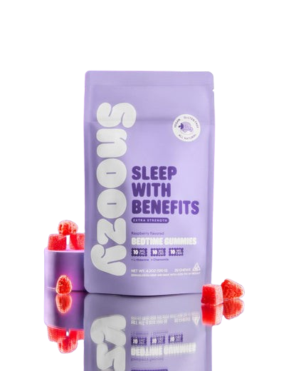 Snoozy - Sleep With Benefits (BedTime Gummies- 10mg THC +10mg CBD+10mg CBN) - Pack of 20 Gummies - MK Distro
