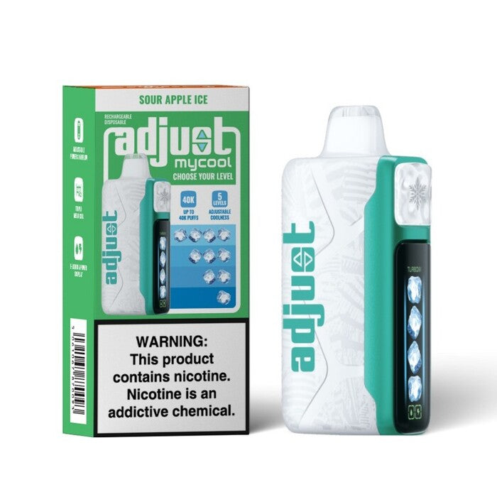 Adjust Mycool - Disposable Vape (5% - 40000 Puffs) - Box of 5 - MK Distro