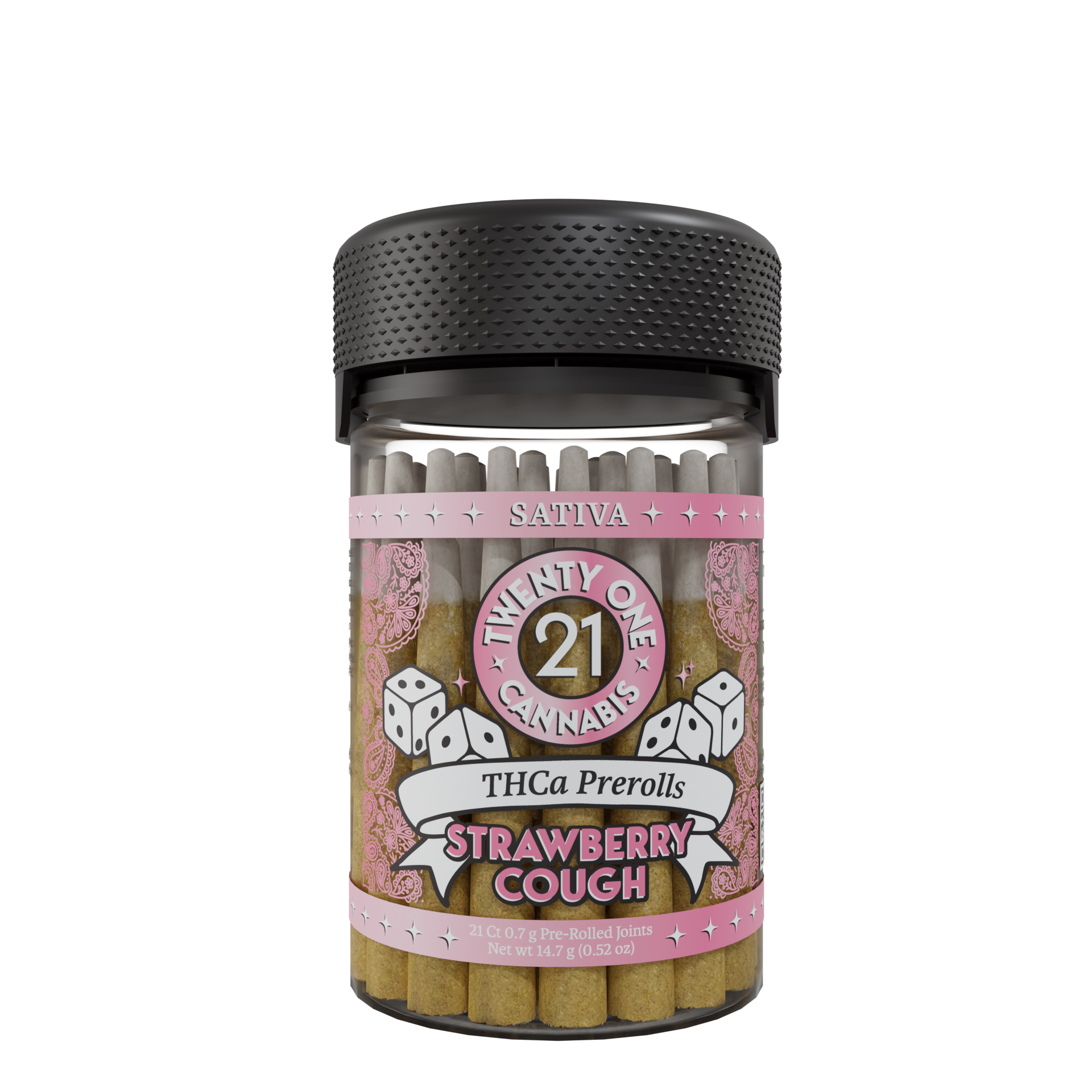 Twenty One Cannabis - THCa Pre Rolls - Hemp Pre Rolls (0.7g x 21 Pre Rolls) - MK Distro